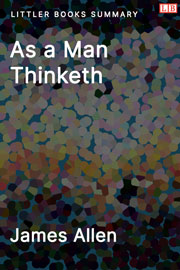 Littler Books cover of As a Man Thinketh Summary