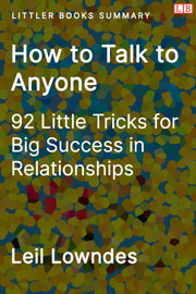 Littler Books cover of How to Talk to Anyone Summary