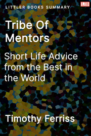 Littler Books cover of Tribe Of Mentors Summary